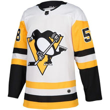 Load image into Gallery viewer, Kris Letang Pittsburgh Penguins adidas Away Player Jersey - White