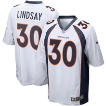 Load image into Gallery viewer, Phillip Lindsay Denver Broncos Nike Game Jersey - White
