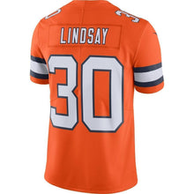 Load image into Gallery viewer, Phillip Lindsay Denver Broncos Nike Color Rush Vapor Limited Jersey - Orange