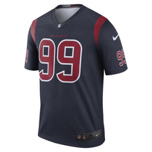 Load image into Gallery viewer, J.J. Watt Houston Texans Nike Color Rush Legend Jersey - Navy