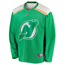 Load image into Gallery viewer, New Jersey Devils Fanatics Branded 2019 St. Patrick's Day Replica Jersey - Green