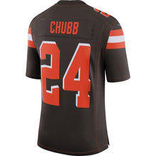 Load image into Gallery viewer, Nick Chubb Cleveland Browns Nike NFL 100 Vapor Limited Jersey - Brown