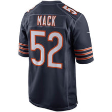 Load image into Gallery viewer, Khalil Mack Chicago Bears Nike 100th Season Game Jersey - Navy