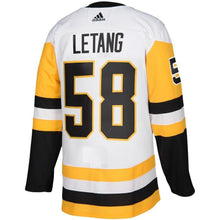 Load image into Gallery viewer, Kris Letang Pittsburgh Penguins adidas Away Player Jersey - White