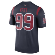 Load image into Gallery viewer, J.J. Watt Houston Texans Nike Color Rush Legend Jersey - Navy