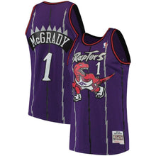 Load image into Gallery viewer, Tracy McGrady Toronto Raptors Mitchell &amp; Ness 1998-99 Hardwood Classics Swingman Jersey - Purple/White