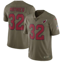 Load image into Gallery viewer, Tyrann Mathieu Arizona Cardinals Nike Salute To Service Limited Jersey - Olive