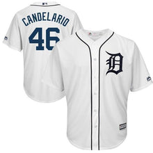 Load image into Gallery viewer, Jeimer Candelario Detroit Tigers Majestic Home Cool Base Player Jersey - White