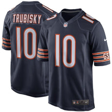 Load image into Gallery viewer, Mitchell Trubisky Chicago Bears Nike Game Jersey - Navy
