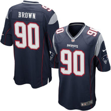 Load image into Gallery viewer, Malcom Brown New England Patriots Nike Game Jersey - Navy