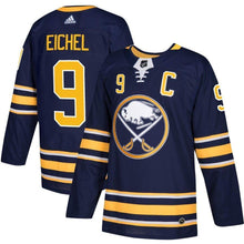 Load image into Gallery viewer, Jack Eichel Buffalo Sabres adidas Home Player Jersey - Navy