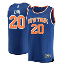 Load image into Gallery viewer, Kevin Knox New York Knicks Fanatics Branded Fast Break Jersey - Icon Edition - Blue