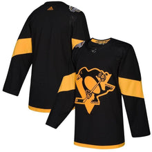 Load image into Gallery viewer, Pittsburgh Penguins adidas 2019 NHL Stadium Series Jersey - Black
