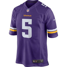 Load image into Gallery viewer, Teddy Bridgewater Minnesota Vikings Nike Game Jersey - Purple