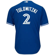 Load image into Gallery viewer, Troy Tulowitzki Toronto Blue Jays Majestic Official Cool Base Player Jersey - Royal