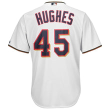 Load image into Gallery viewer, Phil Hughes Minnesota Twins Majestic Cool Base Player Jersey - White