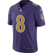 Load image into Gallery viewer, Lamar Jackson Baltimore Ravens Nike Color Rush Vapor Limited Jersey - Purple