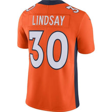 Load image into Gallery viewer, Phillip Lindsay Denver Broncos Nike Vapor Limited Jersey - Orange