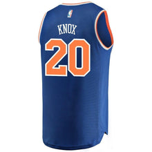Load image into Gallery viewer, Kevin Knox New York Knicks Fanatics Branded Fast Break Jersey - Icon Edition - Blue