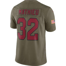Load image into Gallery viewer, Tyrann Mathieu Arizona Cardinals Nike Salute To Service Limited Jersey - Olive