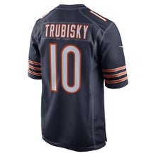 Load image into Gallery viewer, Mitchell Trubisky Chicago Bears Nike Game Jersey - Navy