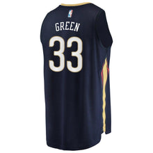 Load image into Gallery viewer, Garlon Green New Orleans Pelicans Fanatics Branded Fast Break Jersey - Icon Edition - Navy