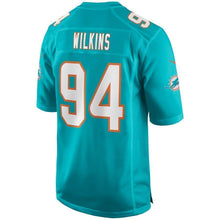 Load image into Gallery viewer, Christian Wilkins Miami Dolphins Nike Game Jersey - Aqua