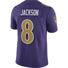 Load image into Gallery viewer, Lamar Jackson Baltimore Ravens Nike Color Rush Vapor Limited Jersey - Purple
