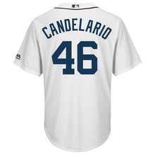 Load image into Gallery viewer, Jeimer Candelario Detroit Tigers Majestic Home Cool Base Player Jersey - White