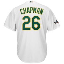 Load image into Gallery viewer, Matt Chapman Oakland Athletics Majestic 2019 Postseason Official Cool Base Player Jersey - White