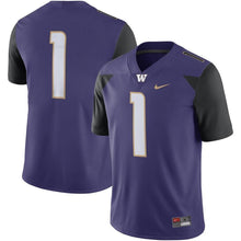 Load image into Gallery viewer, Washington Huskies Nike Team Game Football Jersey - Purple