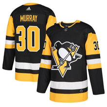Load image into Gallery viewer, Matt Murray Pittsburgh Penguins adidas Player Jersey - Black