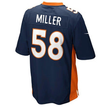 Load image into Gallery viewer, Von Miller Denver Broncos Nike Alternate Game Jersey - Navy Blue