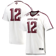 Load image into Gallery viewer, Texas A&amp;M Aggies adidas Team Premier Football Jersey - White