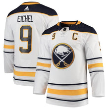 Load image into Gallery viewer, Jack Eichel Buffalo Sabres adidas Away Player Jersey - White