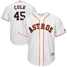 Load image into Gallery viewer, Gerrit Cole Houston Astros Majestic Home Cool Base Player Jersey - White