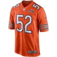 Load image into Gallery viewer, Khalil Mack Chicago Bears Nike 100th Season Game Jersey - Orange