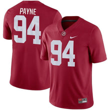 Load image into Gallery viewer, Da'Ron Payne Alabama Crimson Tide Nike Game Jersey - Crimson