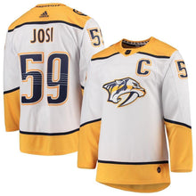 Load image into Gallery viewer, Roman Josi Nashville Predators adidas Away Player Jersey - White