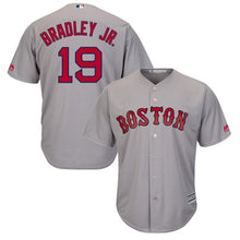 Load image into Gallery viewer, Jackie Bradley Jr. Boston Red Sox Majestic Official Cool Base Player Jersey - Gray