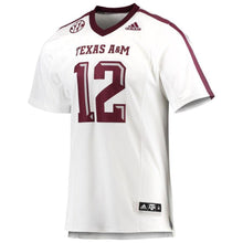 Load image into Gallery viewer, Texas A&amp;M Aggies adidas Team Premier Football Jersey - White