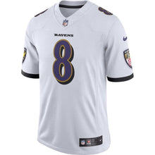 Load image into Gallery viewer, Lamar Jackson Baltimore Ravens Nike Vapor Limited Jersey - White
