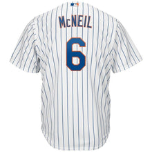 Load image into Gallery viewer, Jeff McNeil New York Mets Majestic Official Cool Base Player Jersey - White/Royal