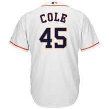 Load image into Gallery viewer, Gerrit Cole Houston Astros Majestic Home Cool Base Player Jersey - White