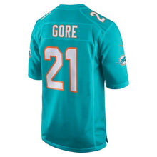 Load image into Gallery viewer, Frank Gore Miami Dolphins Nike Game Jersey - Aqua