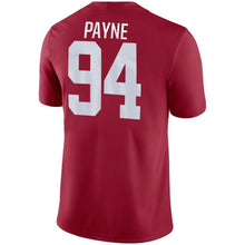 Load image into Gallery viewer, Da'Ron Payne Alabama Crimson Tide Nike Game Jersey - Crimson