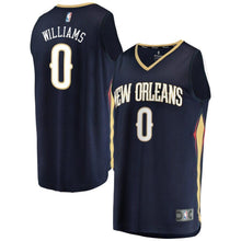 Load image into Gallery viewer, Troy Williams New Orleans Pelicans Fanatics Branded Fast Break Jersey - Icon Edition - Navy