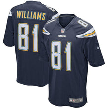 Load image into Gallery viewer, Mike Williams Los Angeles Chargers Nike Game Jersey - Navy