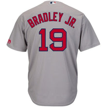 Load image into Gallery viewer, Jackie Bradley Jr. Boston Red Sox Majestic Official Cool Base Player Jersey - Gray