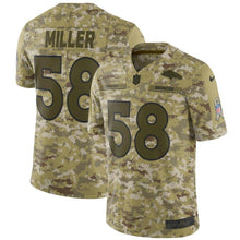 Load image into Gallery viewer, Von Miller Denver Broncos Nike Salute to Service Limited Jersey - Camo